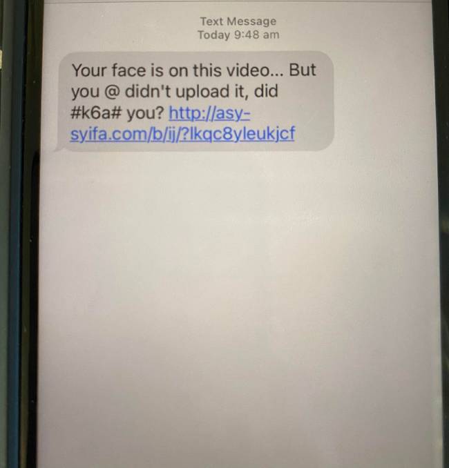 Messages like this are designed to incite fear, so that you stop thinking straight.