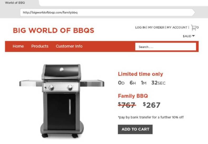 Scamwatch has shared some red flags to look out for when shopping online. One of them is to be wary of heavily discounted products.