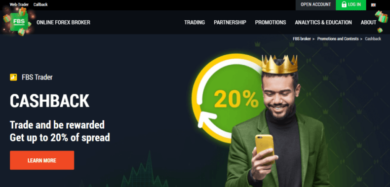 Cashback Offer by FBS