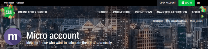 FBS Micro Account