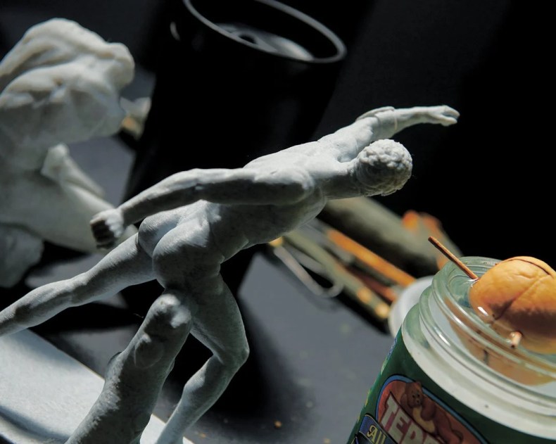 a miniature sculpture.